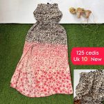 Leopard Pront Side-Slit Dress